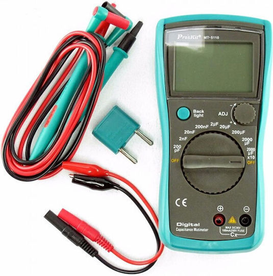 Capacitance Meter Digital with Measuring Range 200pF-20000uF