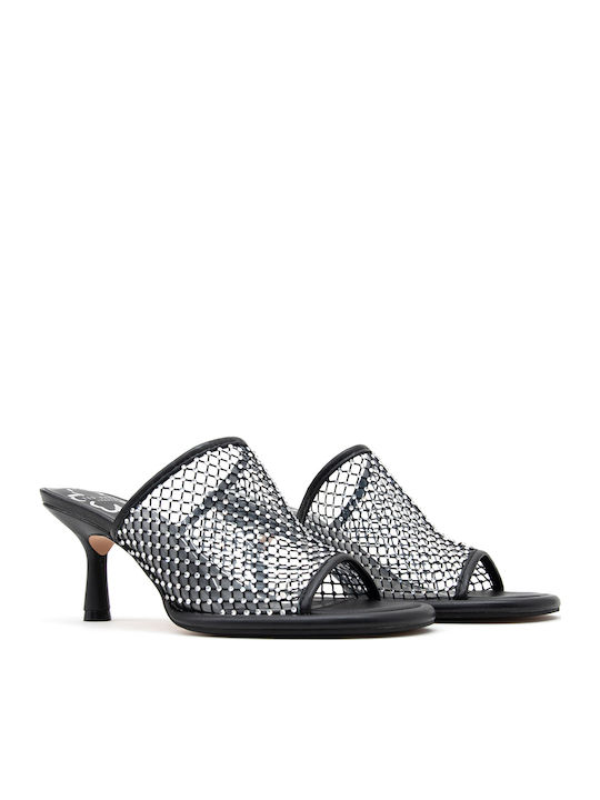 Ted Baker Celya Δερμάτινα Mules Ασημί