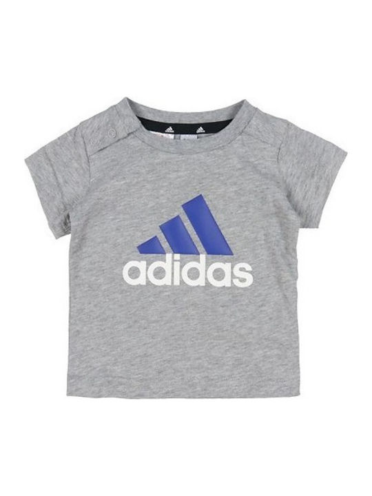 adidas Παιδικό Σετ με Σορτς Γκρι 2τμχ