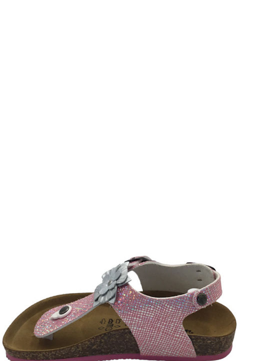 Girls' anatomic sandals BIOCHIC 1879F Pink