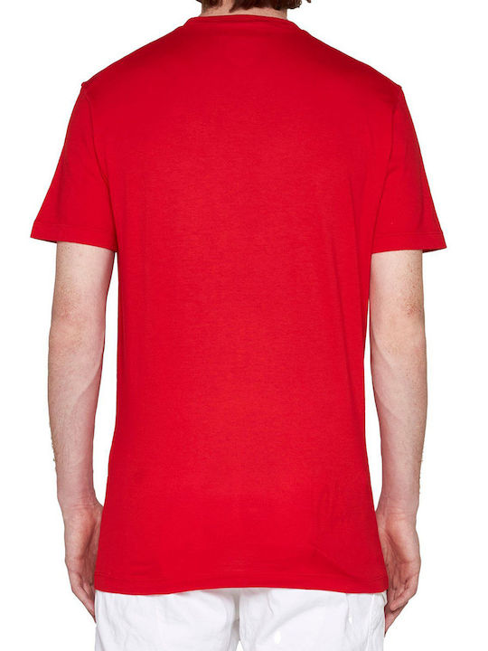 Dsquared2 Herren T-Shirt Kurzarm Rot