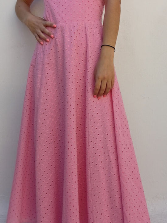 Desiree Sommer Midi Kleid Rosa