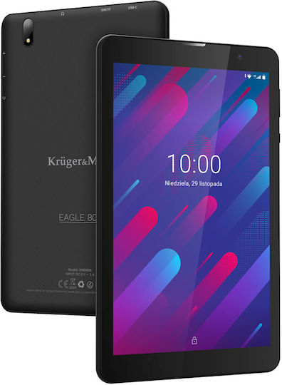 Kruger & Matz Eagle 806 4G 8" Tablet (3GB/32GB) Μαύρο