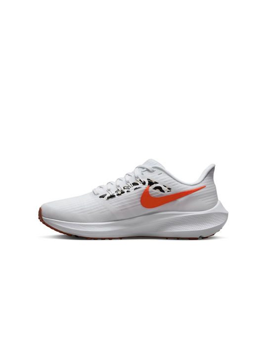 Nike Air Zoom Pegasus 39 Γυναικεία Running White / Platinum Tint / Metallic Summit White / Team Orange