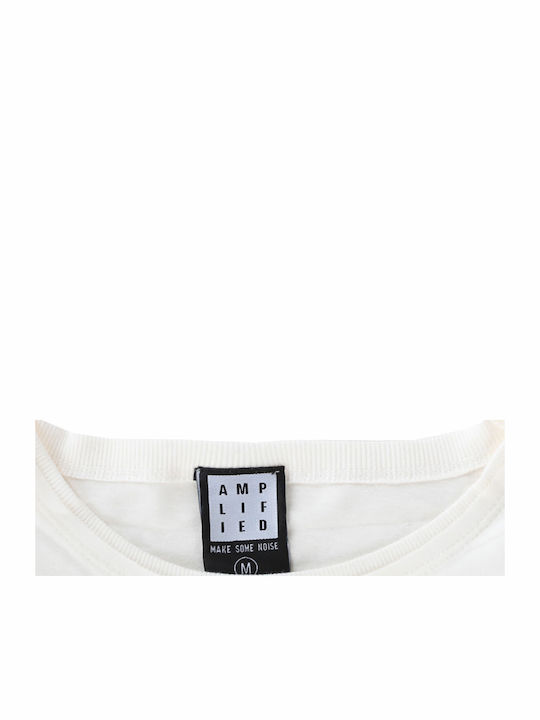 Amplified T-shirt Nirvana Amplified Nirvana Scribble Smiley σε Λευκό χρώμα