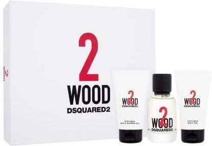 Dsquared2 2 Wood Ανδρικό Σετ με Body Lotion 3τμχ