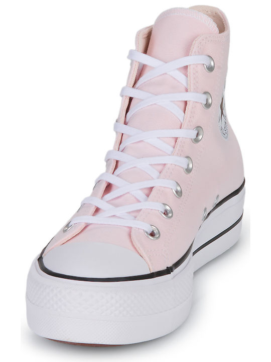 Chuck Taylor All Star Lift Flatforms Botine Roz