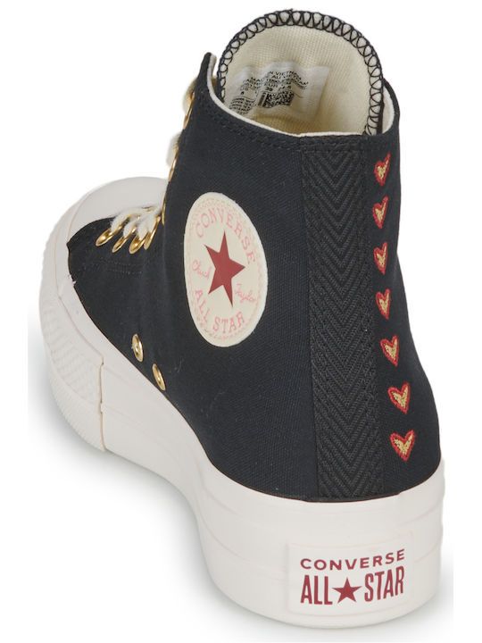 Chuck Taylor All Star Lift Tip Botine Negre
