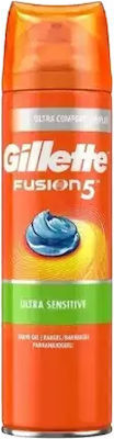 Gillette Fusion 5 Ultra Sensitive Gel Ξυρίσματος για Ευαίσθητες Επιδερμίδες 75ml