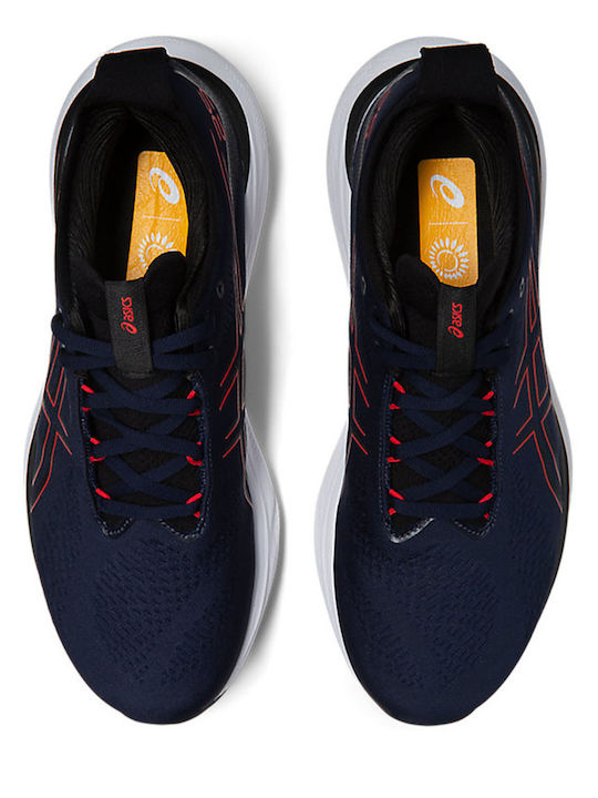 Gel-Nimbus 25 Sport Shoes Running Midnight / Electric Red