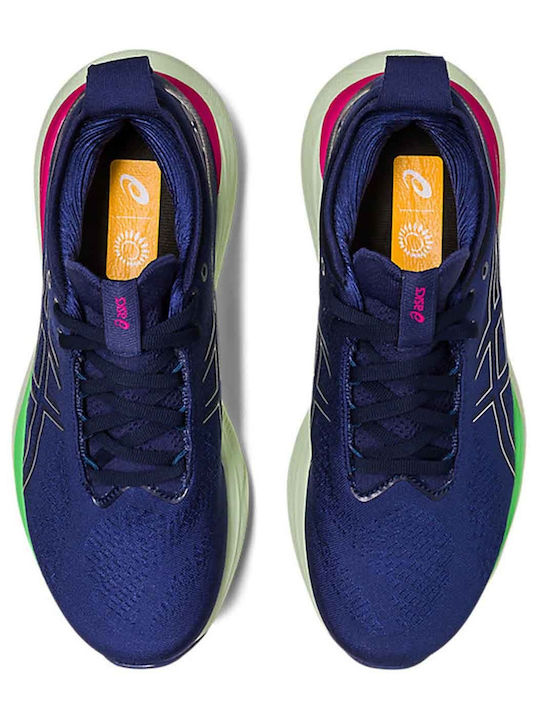 Gel-Nimbus 25 Damen Sportschuhe Laufen Indigo Blue / Pure Silver