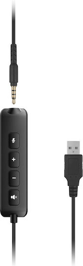 Kruger & Matz P3 Over Ear Multimedia Ακουστικά με μικροφωνο και σύνδεση USB-A