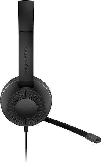 Kruger & Matz P3 Over Ear Multimedia Ακουστικά με μικροφωνο και σύνδεση USB-A