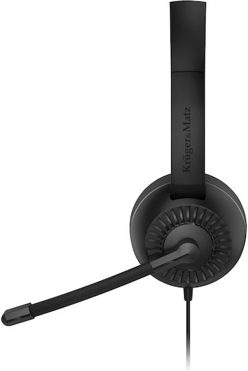 Kruger & Matz P3 Over Ear Multimedia Ακουστικά με μικροφωνο και σύνδεση USB-A