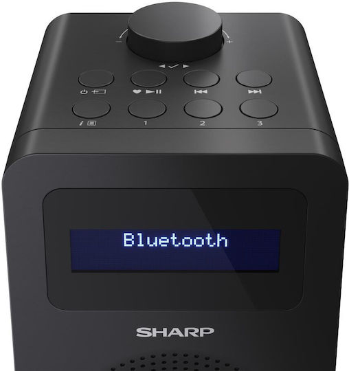 Sharp Tokyo Επιτραπέζιο Ραδιόφωνο Ρεύματος DAB+ με Bluetooth Μαύρο
