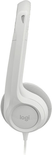 Logitech H390 On Ear Multimedia Headphone with Microphone USB-A White