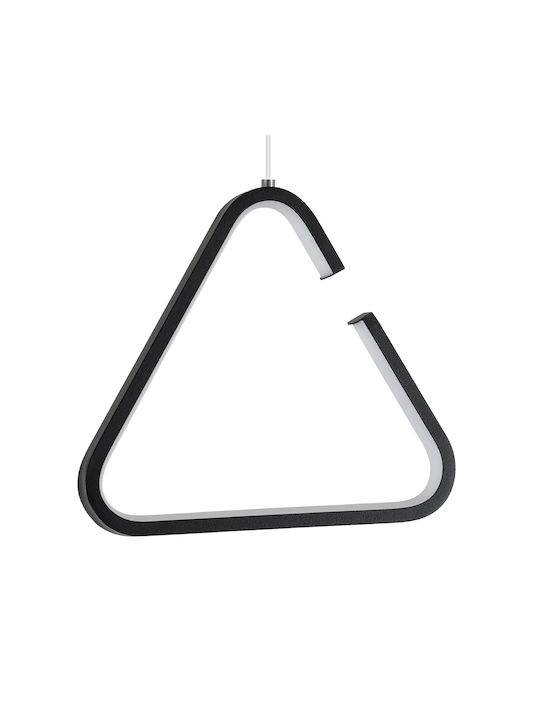 GloboStar Ceroba Lumini Suspendate Negru LED cu Lumină Bianco Reglabilă 22x22x22cm
