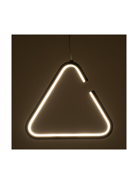 GloboStar Ceroba Lumini Suspendate Negru LED cu Lumină Bianco Reglabilă 22x22x22cm