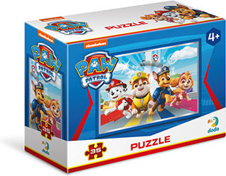 Детски Пъзел Paw Patrol за 4+ години+ Години 35бр Dodo