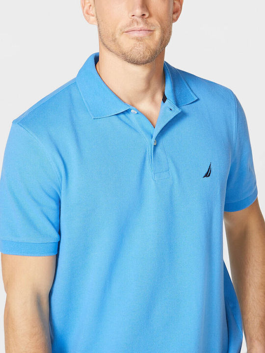 Polo Short Sleeve Light Blue Blouse
