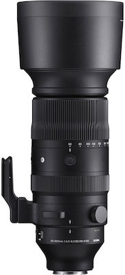 Sigma Full Frame Φωτογραφικός Φακός 60-600mm f/4.5-6.3 DG DN OS Standard Zoom για Sony E Mount Black