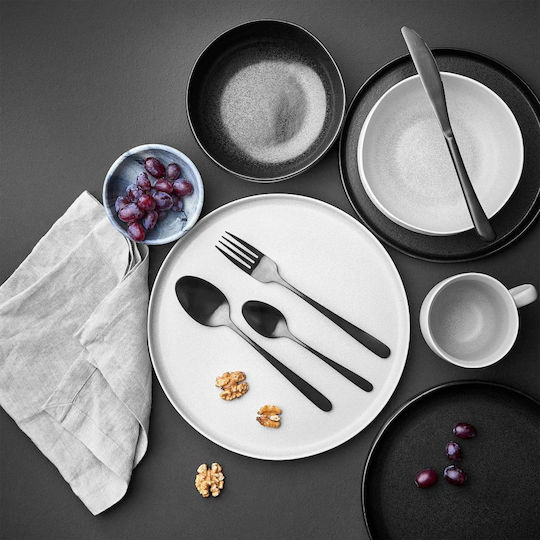 Butlers Kings Besteckset Edelstahl Schwarz 4Stück