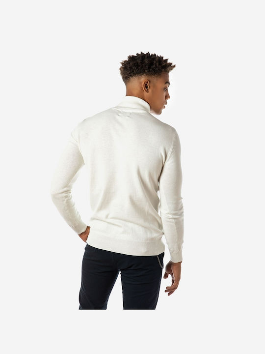 Camaro Herren Langarm-Pullover Rollkragen Beige