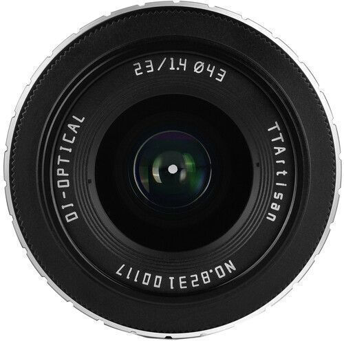 TTArtisan Crop Kameraobjektiv 23mm f/1.4 Weitwinkel für Nikon Z Mount Silver