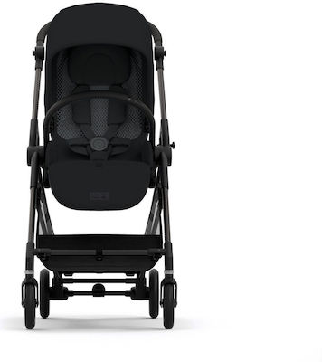 Cybex Melio Reglabil Cărucior pentru Bebeluși Potrivit pentru Nou-născut Luna neagră 5.9kg