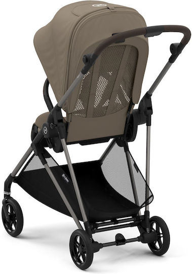 Cybex Melio Adjustable Baby Stroller Suitable for Newborn Seashell Beige 5.9kg