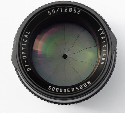 TTArtisan Crop Camera Lens 50mm f/1.2 Fixed for Canon RF Mount Black