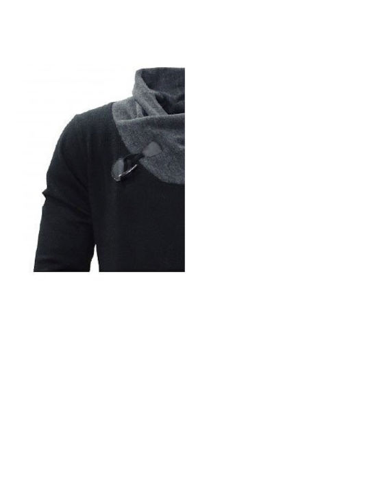 Luciano Faketti Blouse Knitted Barrels and Combed Masipo Black