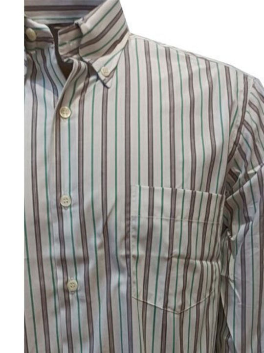 Luciano Faketti Shirt in fashion Luciano Faketti cotton 100 striped green