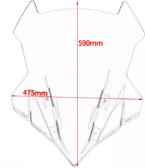 Φιμέ Ζελατίνα Μοτοσυκλέτας για Yamaha Tracer 900 XX-2790-LSM