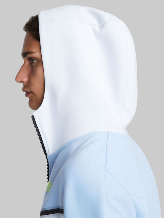 Sportswear Tech Fleece Ζακέτα με Κουκούλα Γαλάζια