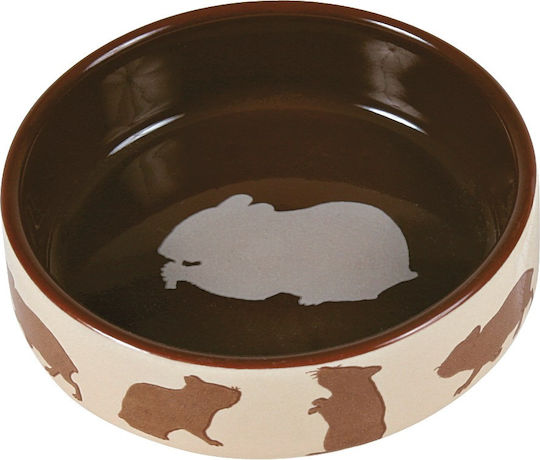 Trixie Ceramic Bowl Купа за храна за Хамстър 80мл Сиво