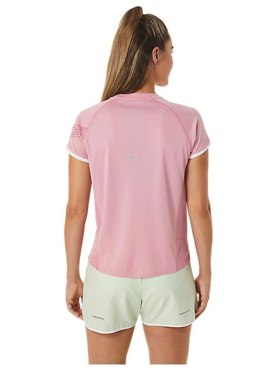 ASICS Damen Sportlich T-shirt Rosa