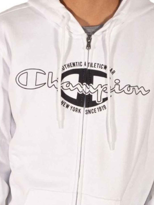 White Hoodie Sweatshirt