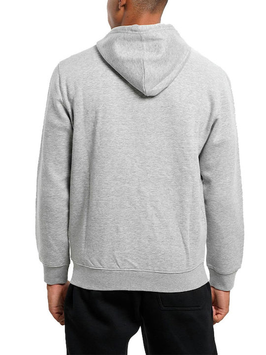 Champion Men's Sweatshirt Jacket with Hood and Pockets Gray