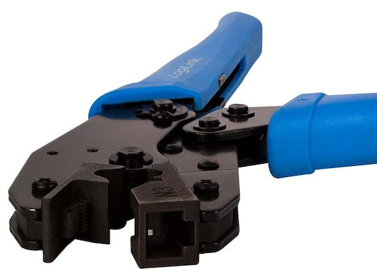LogiLink Ethernet Internet Cable Crimping Plier RJ12, RJ11, RJ45 with Cable Cutter WZ0039