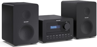 Sharp Ηχοσύστημα XL-B520DBK 40W με CD / Digitale Medien Player και Bluetooth Schwarz