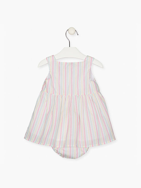 Losan Kids Dress Striped Sleeveless Multicolour