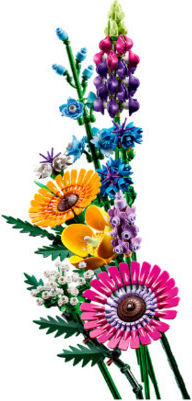 LEGO Botanical Collection Wildflower Bouquet for 18+ Years 939 Pieces