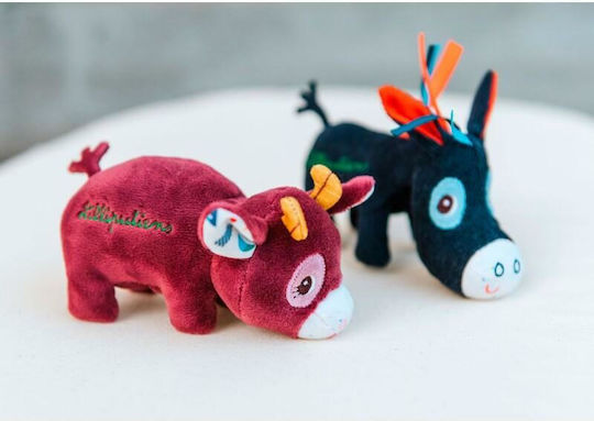 Lilliputiens Animal Mini Cow Rosalie made of Fabric for 0++ Months