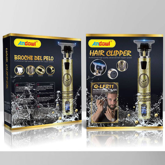 Andowl Машинка за Подстригване Златиста Q-LF211