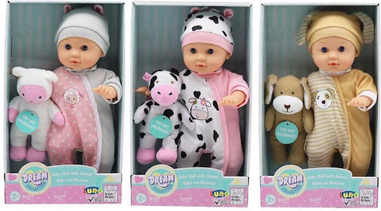 Luna Baby-Puppen-Set Dream Collection Rosa für 2+ Jahre 30 cm