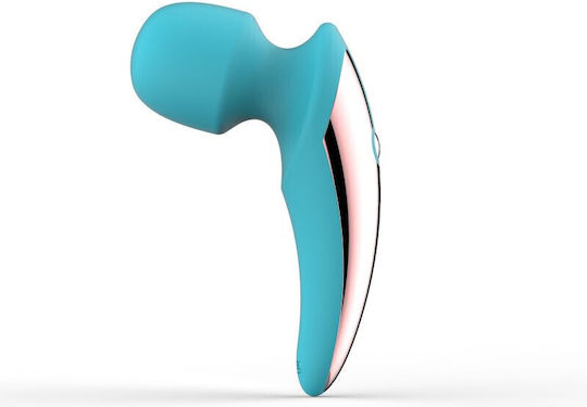 Toyz4lovers Luxury Top Vibrator Massage 15cm Turquoise Silver