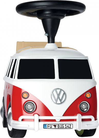 Big VW T1 Количка Езда На За 3+ Месеца Червена