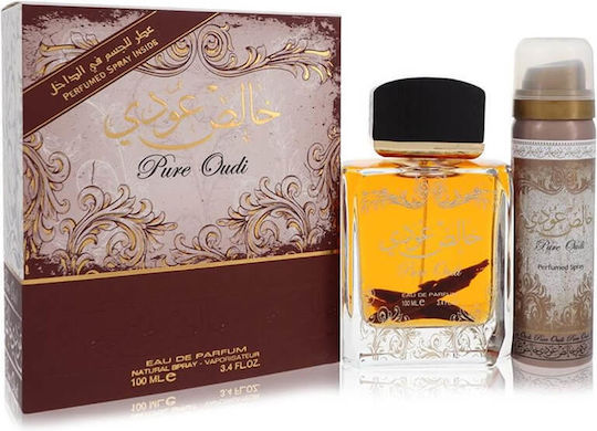Lattafa Pure Oudi Duftset mit Eau de Parfum 2 Stücke