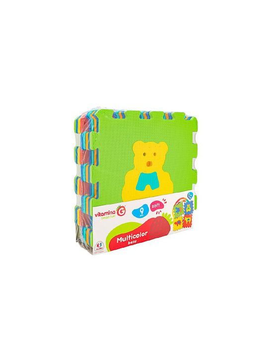 Globo Interactive Floor Puzzle with Animals 9 Pieces